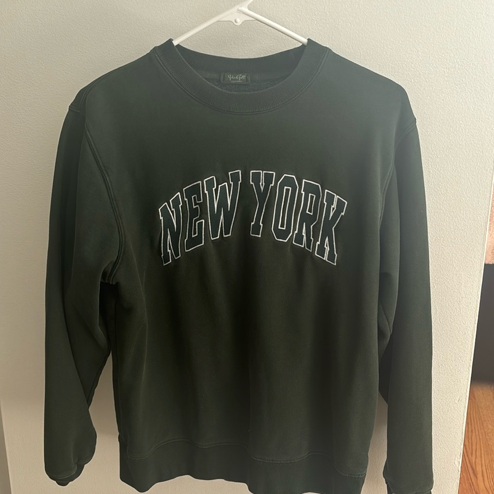 Green John Galt New York Crewneck